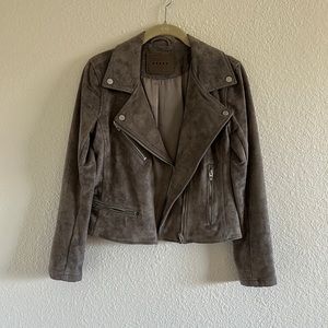 BlankNYC gray moto jacket